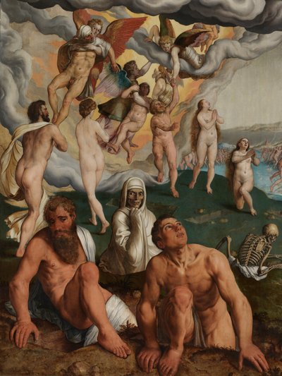 Detalj av den siste dommen av Pieter Jansz. Pourbus