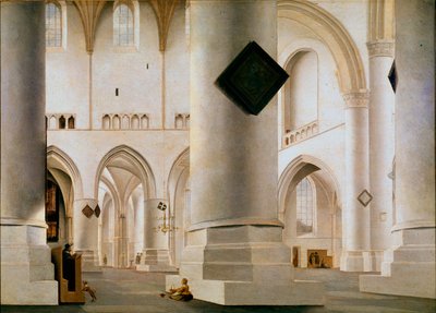 Interiør av den store kirken i Haarlem Maleri av Pieter Saenredam (1597-1665) (ec.holl.) 1636-1637 Søn. 59x81 cm London, nasjonalgalleri av Pieter Jansz Saenredam