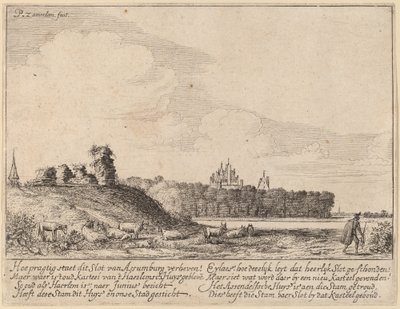 Ruinene av Assemburg slott av Pieter Jansz Saenredam