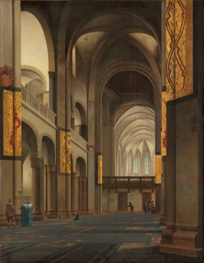 Skibet og koret til Mariakerk i Utrecht Skipet og koret til Mariakerk i Utrecht, sett fra vest av Pieter Jansz Saenredam