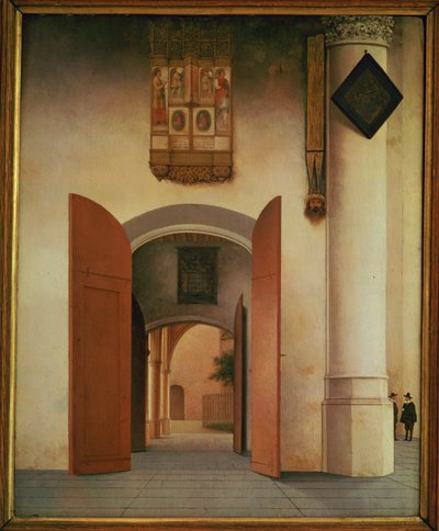 St. Laurentiuskirken i Alkmaar av Pieter Jansz Saenredam