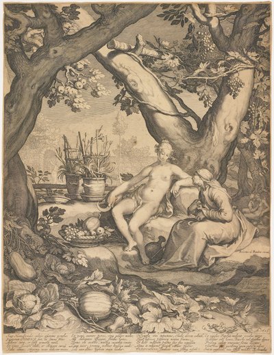 Vertumnus og Pomona av Pieter Jansz Saenredam