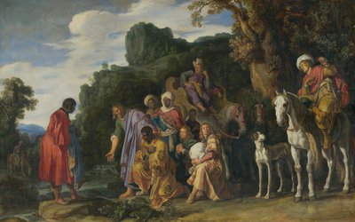 Dåpen av den etiopiske kammerherren av Pieter Lastman