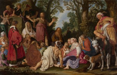 Døperen Johannes preker av Pieter Lastman