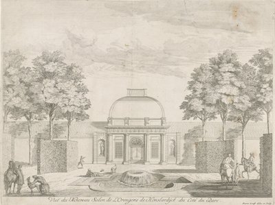 Orangery of Honselersdijk, sett fra parken Vue du Nouveau Salon de l