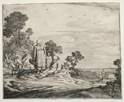 Landskap med bønder, 1626. av Pieter Molyn