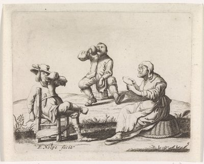 Tre bønder av Pieter Nolpe