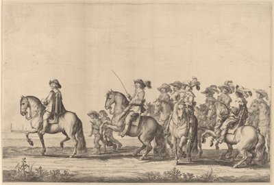 Marie de Medicis inntreden i Amsterdam [plate 2 av 6] av Pieter Nolpe