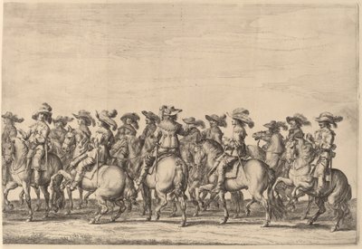Marie de Medicis inntreden i Amsterdam [plate 3 av 6] av Pieter Nolpe