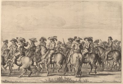 Marie de Medicis inntreden i Amsterdam [plate 4 av 6] av Pieter Nolpe