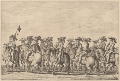 Marie de Medicis inntreden i Amsterdam [plate 6 av 6] av Pieter Nolpe
