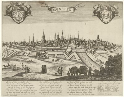 Panorama over Munster av Pieter Nolpe