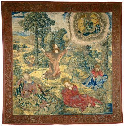 Getsemane hage av Pieter Pannemaker I after Bernard van Orley