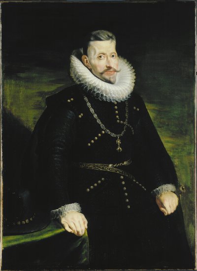 Portrett av erkehertug Albert av Østerrike 1559-1621, guvernør i de spanske Nederlandene, 1616. av Pieter Paul Rubens