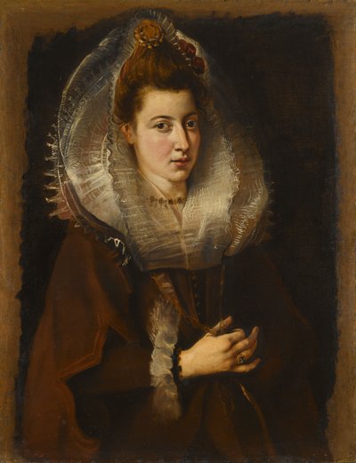 Portrett av en ung kvinne med kjede, 1605-1606. av Pieter Paul Rubens