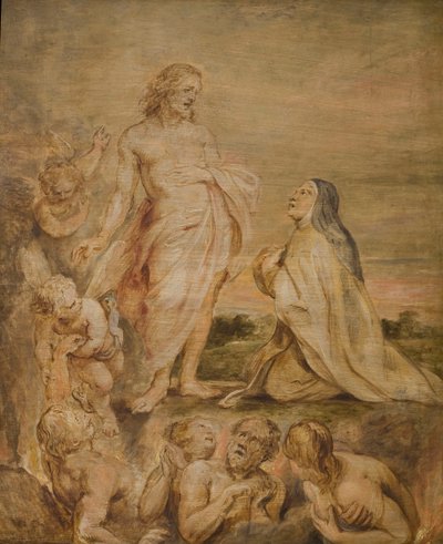 Visjonen til den hellige Teresa av Avila, ca. 1635. av Pieter Paul Rubens