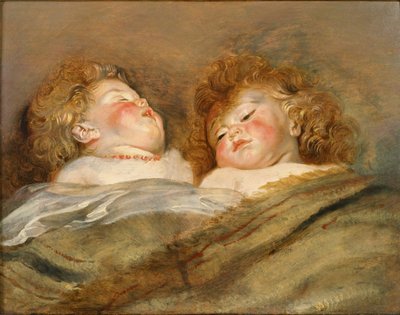 To sovende barn av Peter Paul Rubens