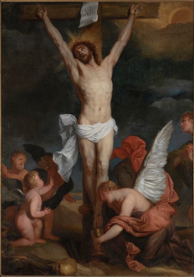 Korsfestelsen, andre halvdel av 1600-tallet .. av Pieter Pauwel Thijs