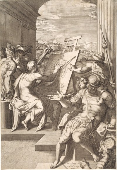 Allegori over malerkunsten av Pieter Perret