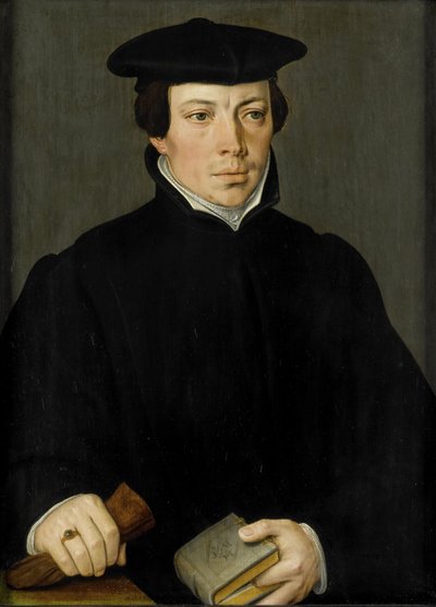 Portrett av en ung minister av Pieter Pourbus