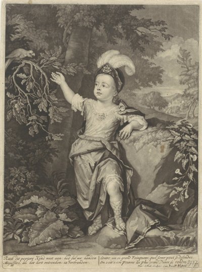 Portrett av Charles Fitzroy, hertugen av Grafton av Pieter Schenk (I)