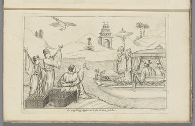 Cruise etter et kinesisk bryllup Der Sineser lust Schiffart nach dem hochzeit-innhold (tittel på objekt) Kinesiske skikker (serietittel) av Pieter Schenk (II)