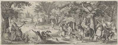 Heron Hunt av Pieter Serwouters