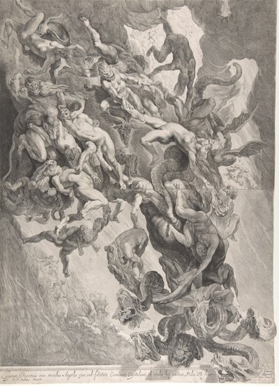 De fordømtes fall, 1642. av Pieter Soutman