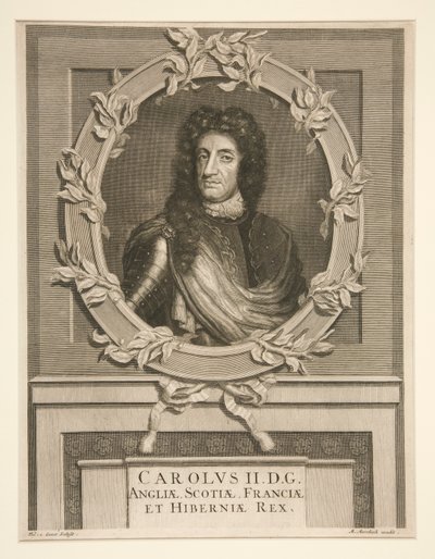Charles II, konge av England (1630-1685) av Pieter Stevens van Gunst