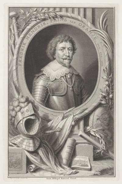 Portrett av Frederik Hendrik, Prince of Orange av Pieter Tanjé