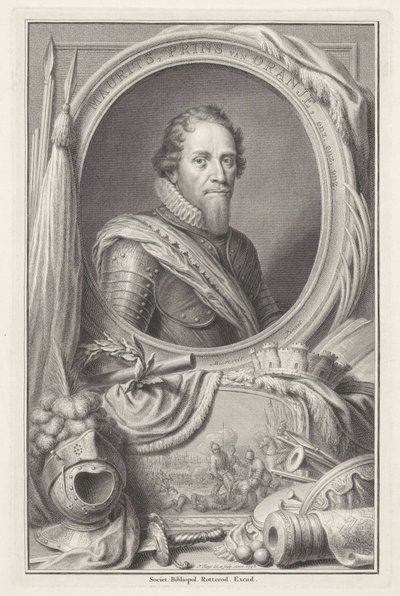 Portrett av Maurits, Prince of Orange av Pieter Tanjé
