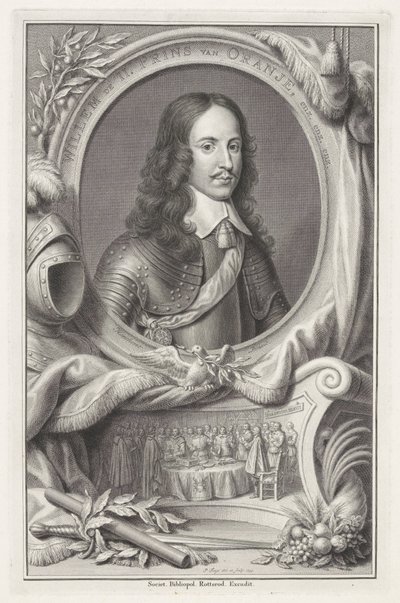 Portrett av William II, Prince of Orange av Pieter Tanjé