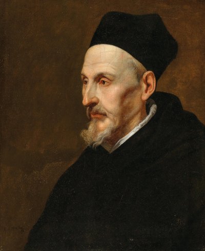 Portrett av Anthonius Triest 1576-1657, biskop av Brugge og Gent, 1650. av Pieter Thijs