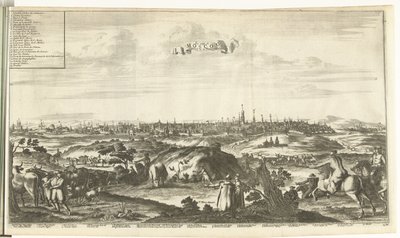 Utsikt over Moskva, 1726 av Pieter Van der Aa