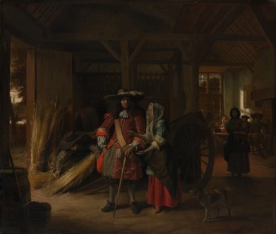 Betaler vertinnen, ca. 1670. av Pieter de Hooch