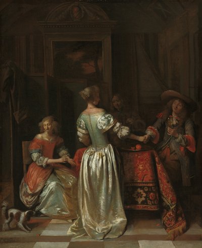 Hilsenen av Pieter de Hooch