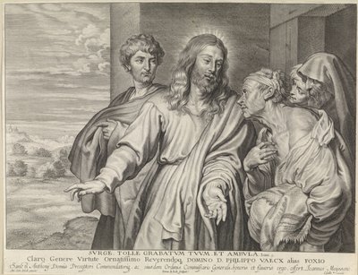 Kristus helbreder en lammelse av Pieter de Jode (II)