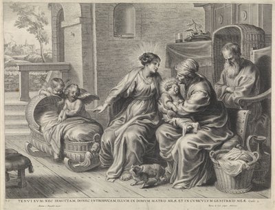 Den hellige familie og den hellige Anna av Pieter de Jode (II)