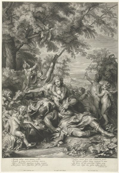 Rinaldo i Armida av Pieter de Jode (II)