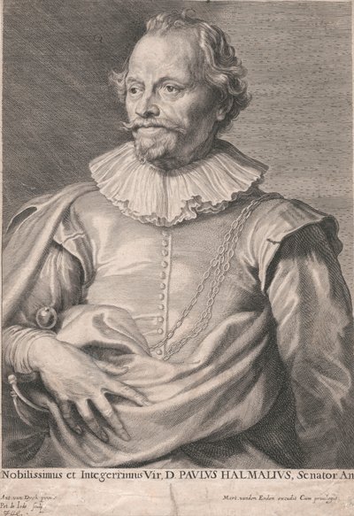 Den mest edle og ærefulle mann, D. Paulus Halmalius, senator Ant. av Pieter de Jode