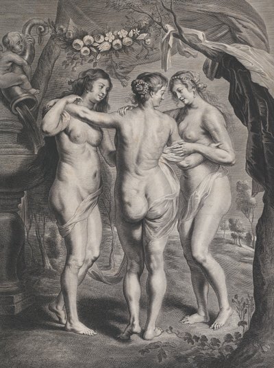 De tre nåder, ca. 1630-74. av Pieter de Jode II