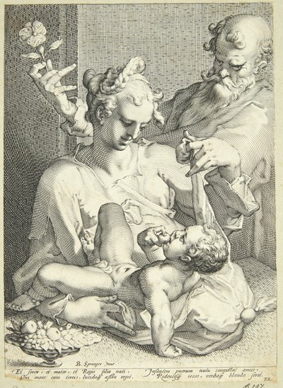 Den hellige familie av Pieter de Jode I