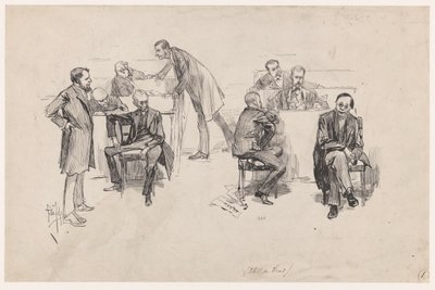Representantenes hus under debatten om grunnlovsreformen i 1887 av Pieter de Josselin