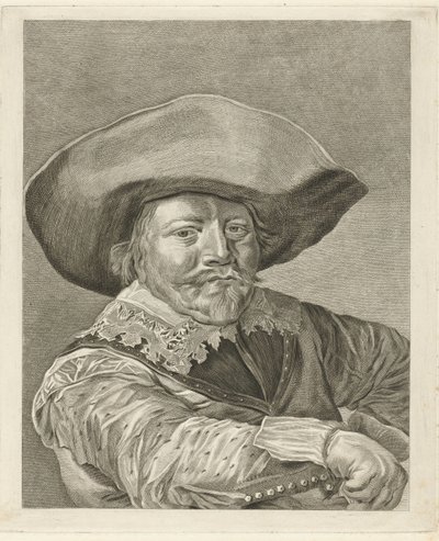 Portrett av en mann i 1600-tallsdrakt av Pieter de Mare