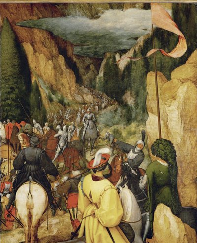 Konversjonen av Sankt Paulus (maleri på eik) av Pieter the Elder Bruegel
