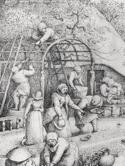 Detalj av våren av Pieter Bruegel the Elder
