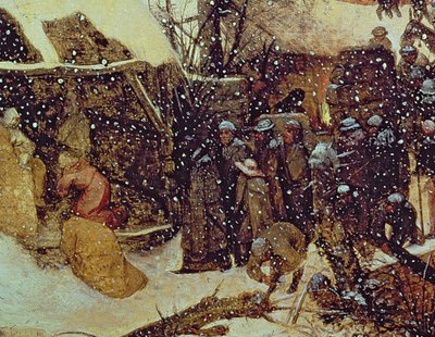 Tilbedelsen av de vise menn i snøen av Pieter the Elder Bruegel