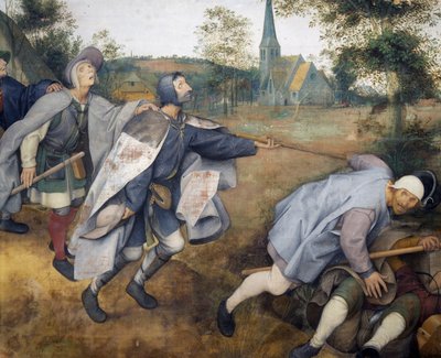 Den blinde leder den blinde av Pieter Bruegel the Elder