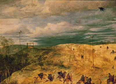 Korsbæringen (maleri på eik) av Pieter the Elder Bruegel