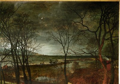 Den mørke dagen (maleri på eik) av Pieter the Elder Bruegel